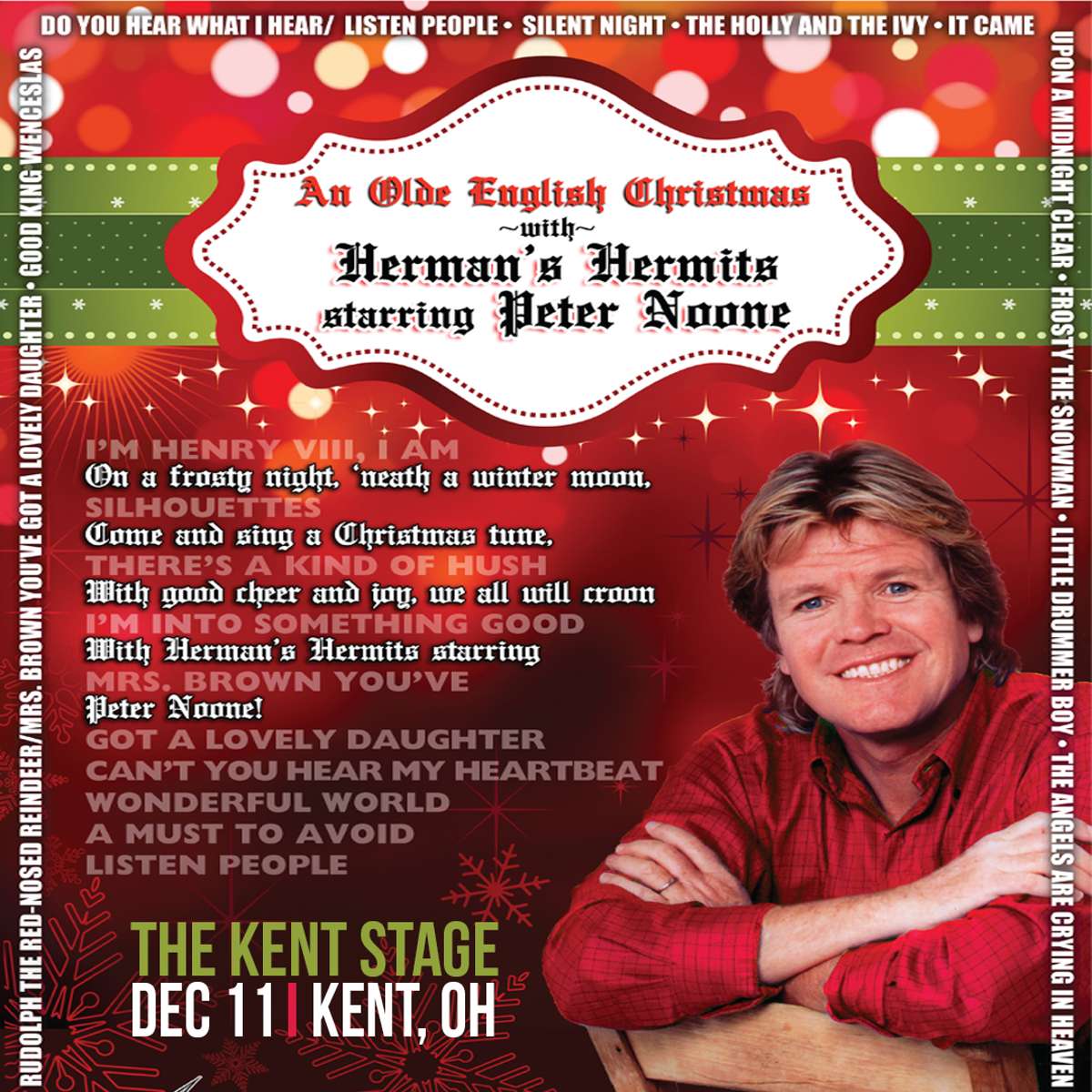 An Olde English Christmas with Herman Hermit’s starring Peter Noone